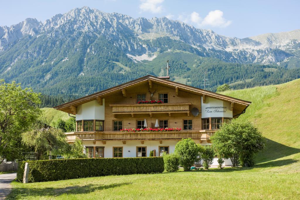 Appartementhaus Zum Schneider シェッファウ・アム・ヴィルデン・カイザー エクステリア 写真